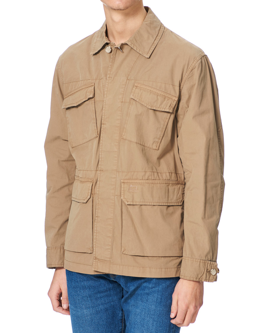 Homme | Chemises | Woolrich | Military Cotton Field Shirt Jacket Khaki