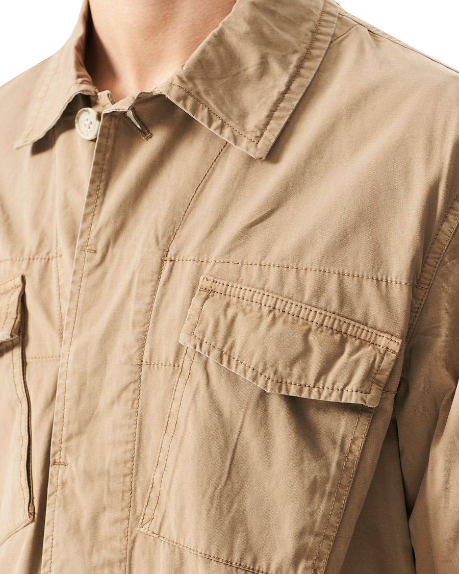 Homme | Chemises | Woolrich | Military Cotton Field Shirt Jacket Khaki