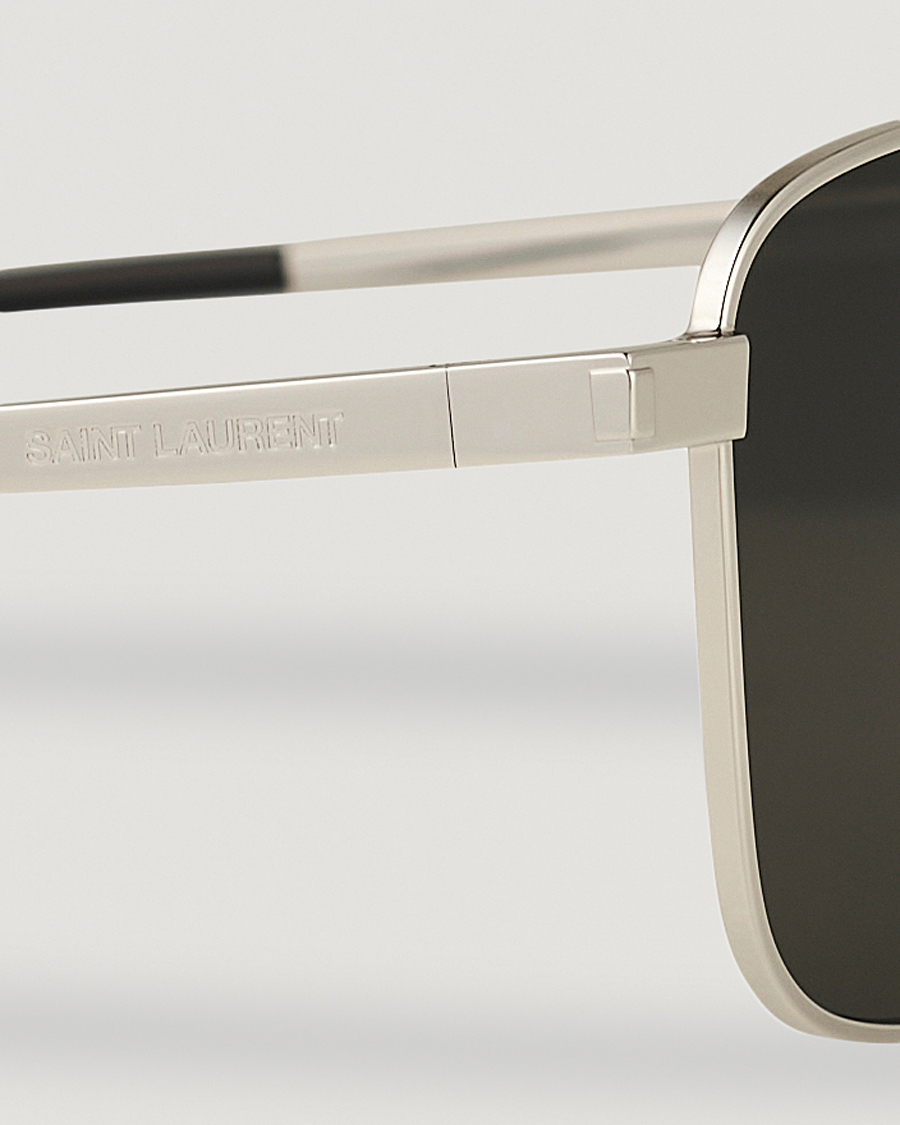 Homme | Saint Laurent SL 529 Sunglasses Silver/Grey | Saint Laurent | SL 529 Sunglasses Silver/Grey