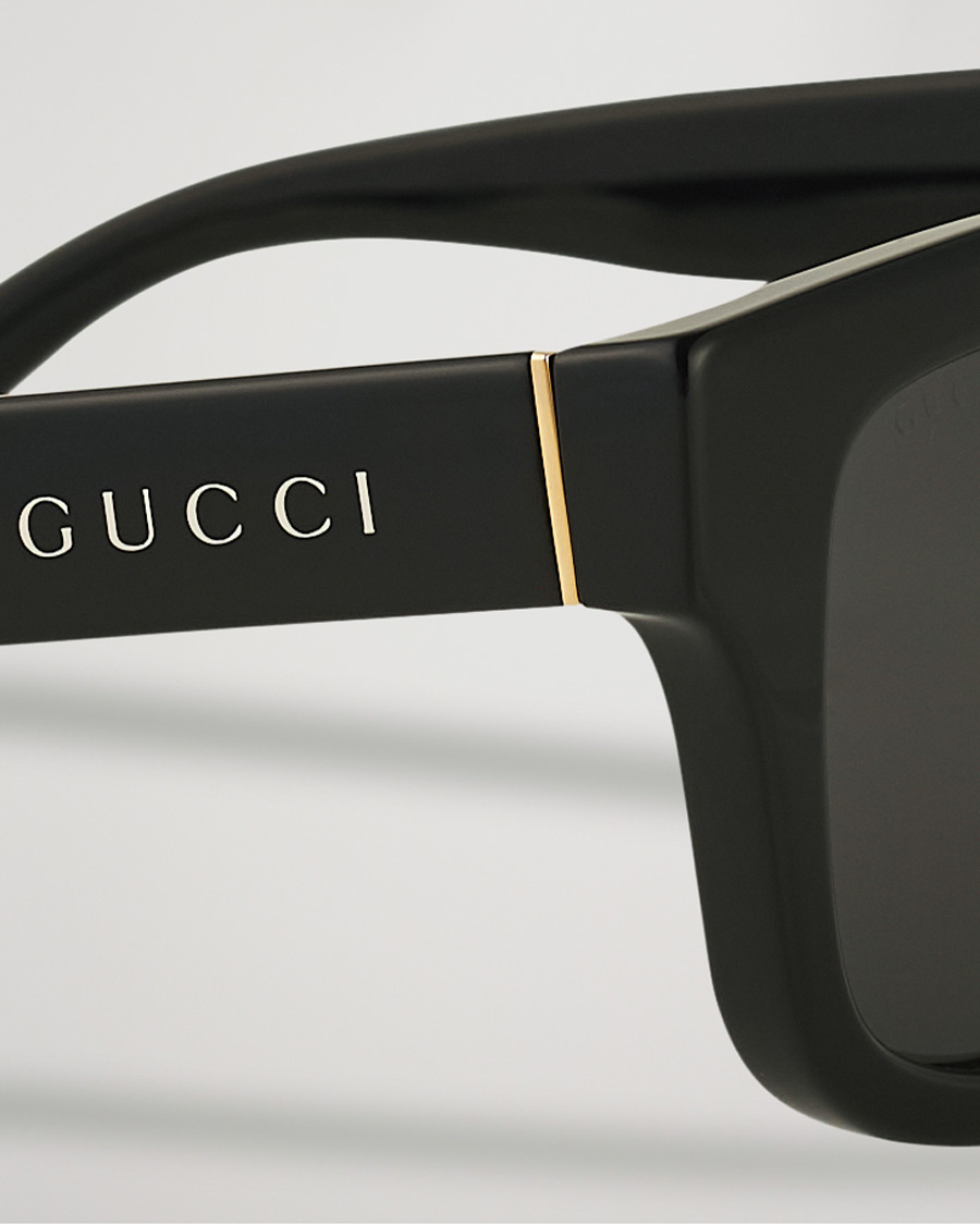 Homme | Gucci GG1135S Sunglasses Black/Grey | Gucci | GG1135S Sunglasses Black/Grey