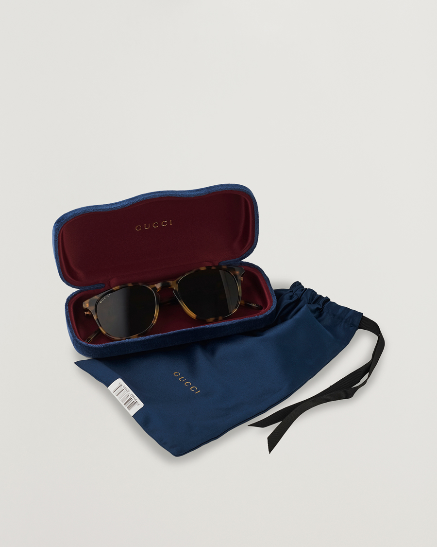 Homme | Gucci GG1157S Sunglasses Havana/Green | Gucci | GG1157S Sunglasses Havana/Green