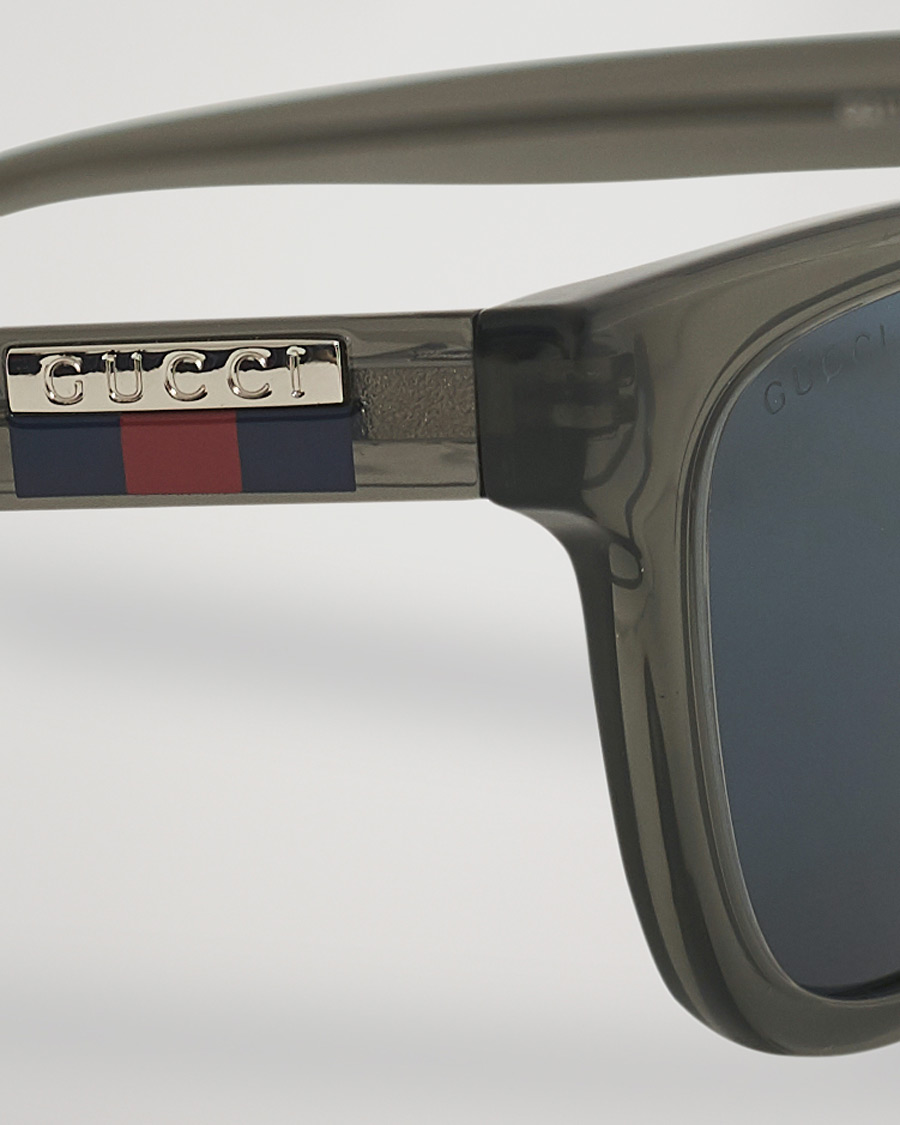 Homme | Gucci GG1116S Sunglasses Grey/Blue | Gucci | GG1116S Sunglasses Grey/Blue