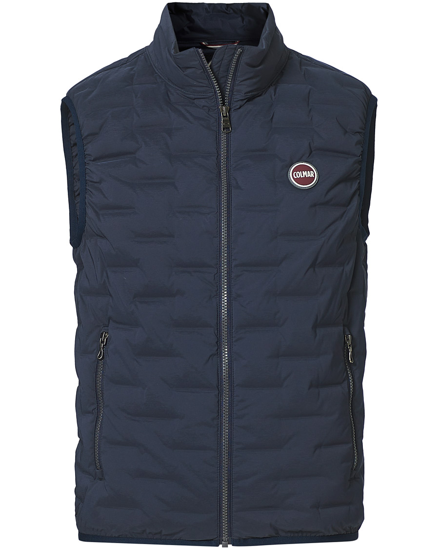 Homme | Manteaux Et Vestes | Colmar | Lightweight Square Vest Navy