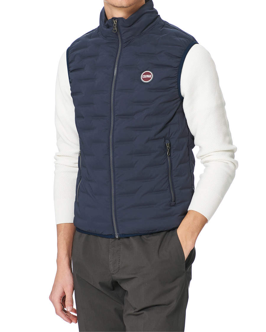 Homme | Manteaux Et Vestes | Colmar | Lightweight Square Vest Navy