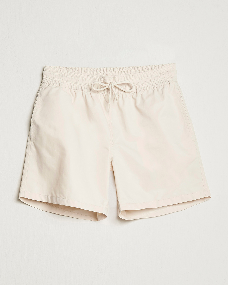 Homme | Maillots De Bain | Colorful Standard | Classic Organic Swim Shorts Ivory White