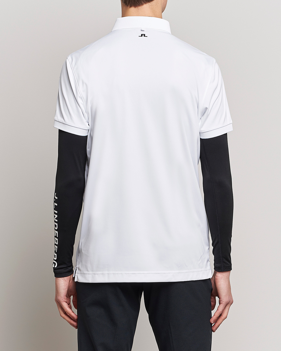Homme | Polos | J.Lindeberg | Regular Fit Tour Tech Stretch Polo White