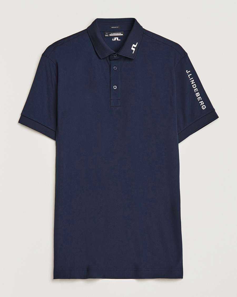 Homme | Polos | J.Lindeberg | Regular Fit Tour Tech Stretch Polo Navy