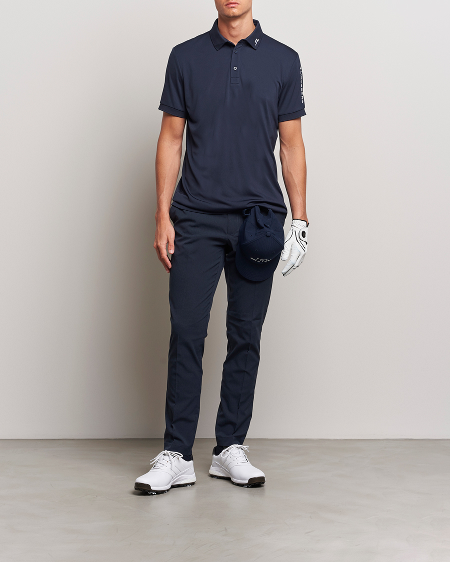 Homme | Polos | J.Lindeberg | Regular Fit Tour Tech Stretch Polo Navy