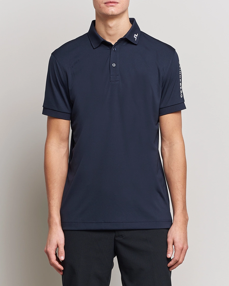 Homme | Polos | J.Lindeberg | Regular Fit Tour Tech Stretch Polo Navy