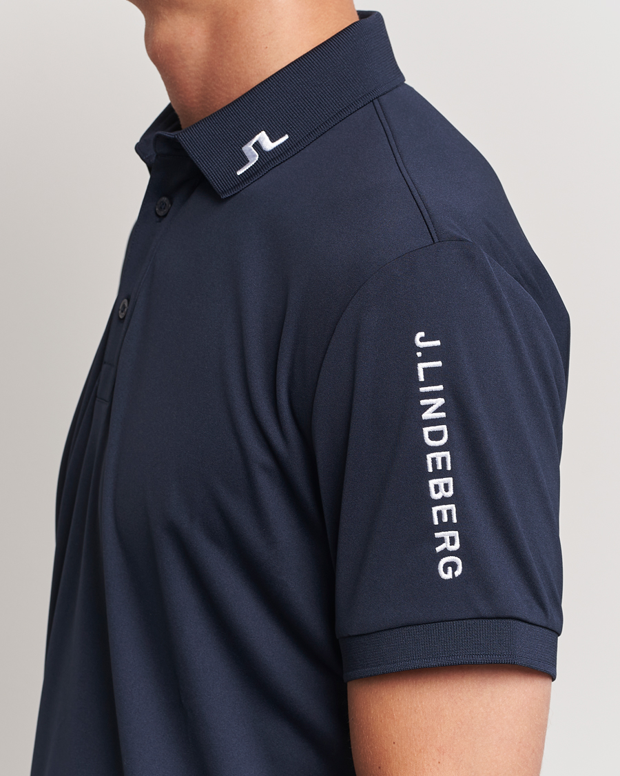 Homme | Polos | J.Lindeberg | Regular Fit Tour Tech Stretch Polo Navy