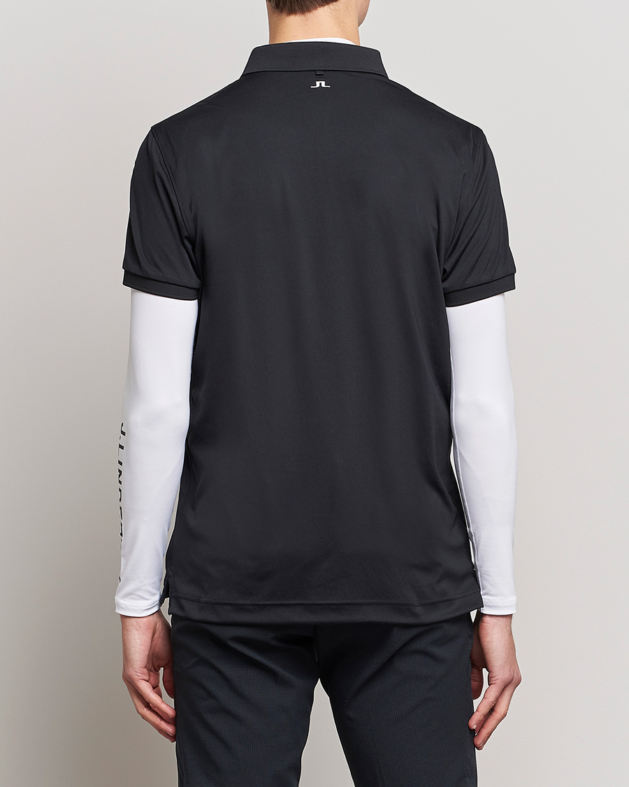 Homme | Polos | J.Lindeberg | Regular Fit Tour Tech Stretch Polo Black
