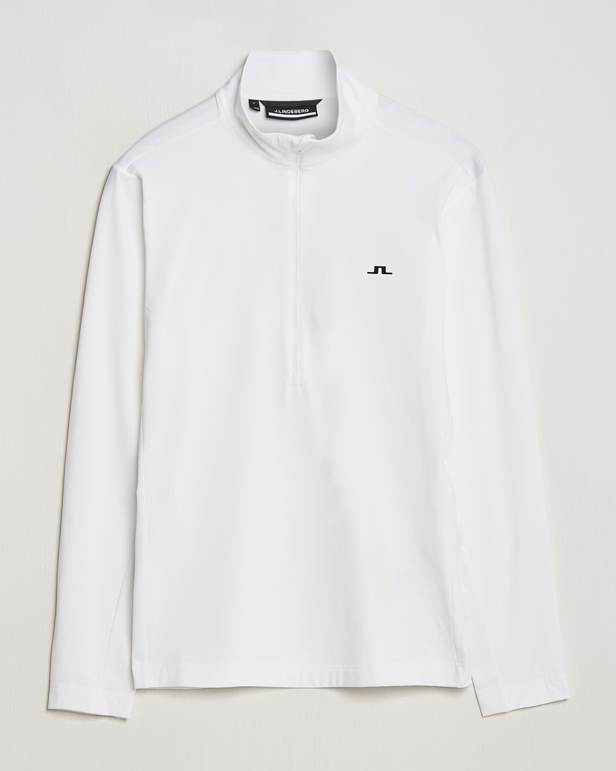 Homme | Pulls Et Tricots | J.Lindeberg | Luke Jersey Half Zip White