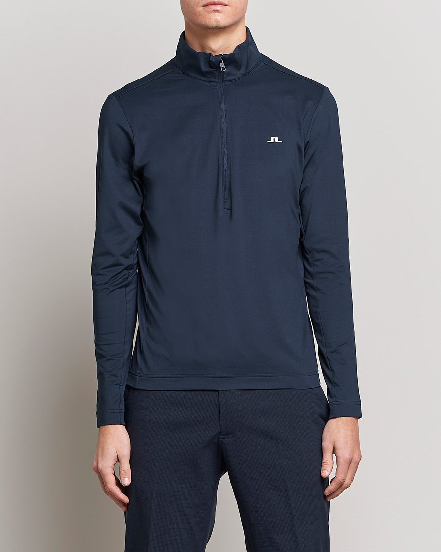 Homme | Pulls Et Tricots | J.Lindeberg | Luke Jersey Half Zip Navy