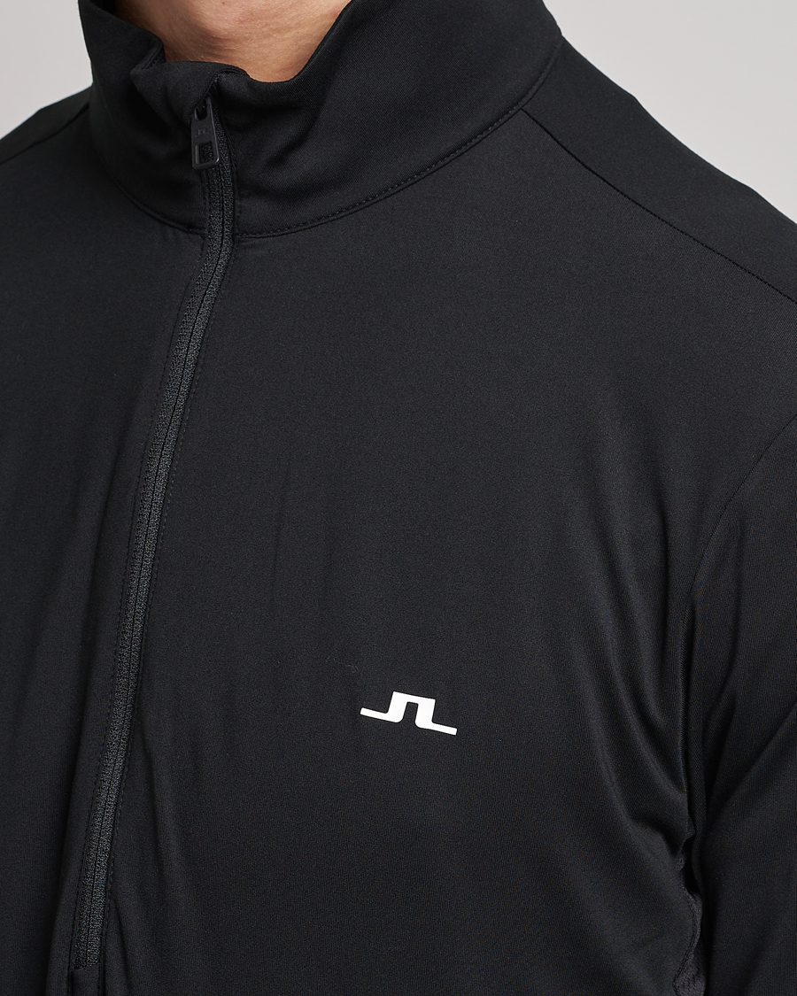 Homme | Pulls Et Tricots | J.Lindeberg | Luke Jersey Half Zip Black