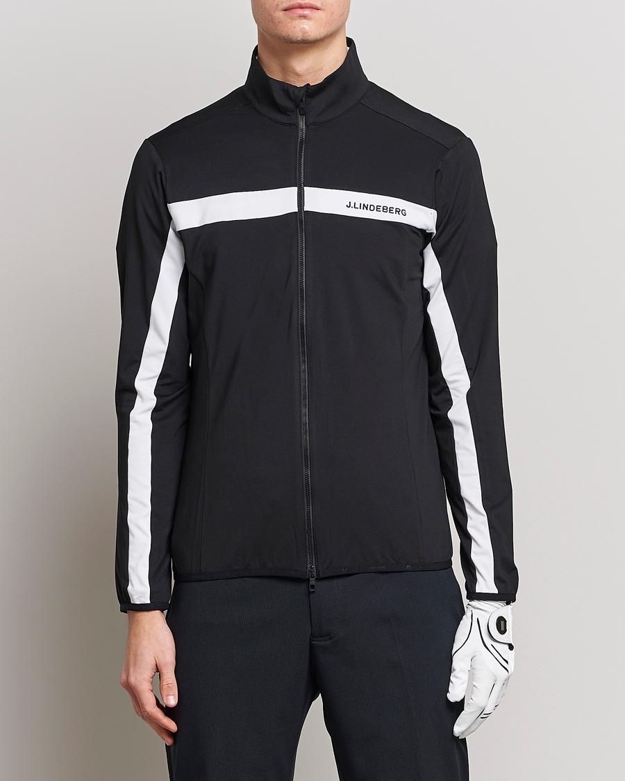 Homme | Full-zip | J.Lindeberg | Jarvis Mid Layer Jacket Black