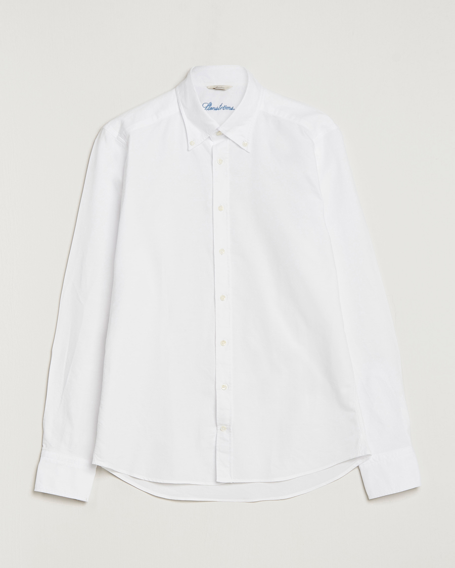 Homme | Chemises | Stenströms | Slimline Oxford Shirt White