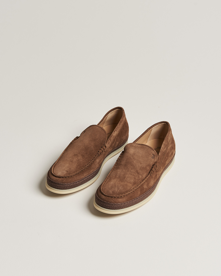 Homme | Tod's Raffia Loafer Brown Suede | Tod's | Raffia Loafer Brown Suede
