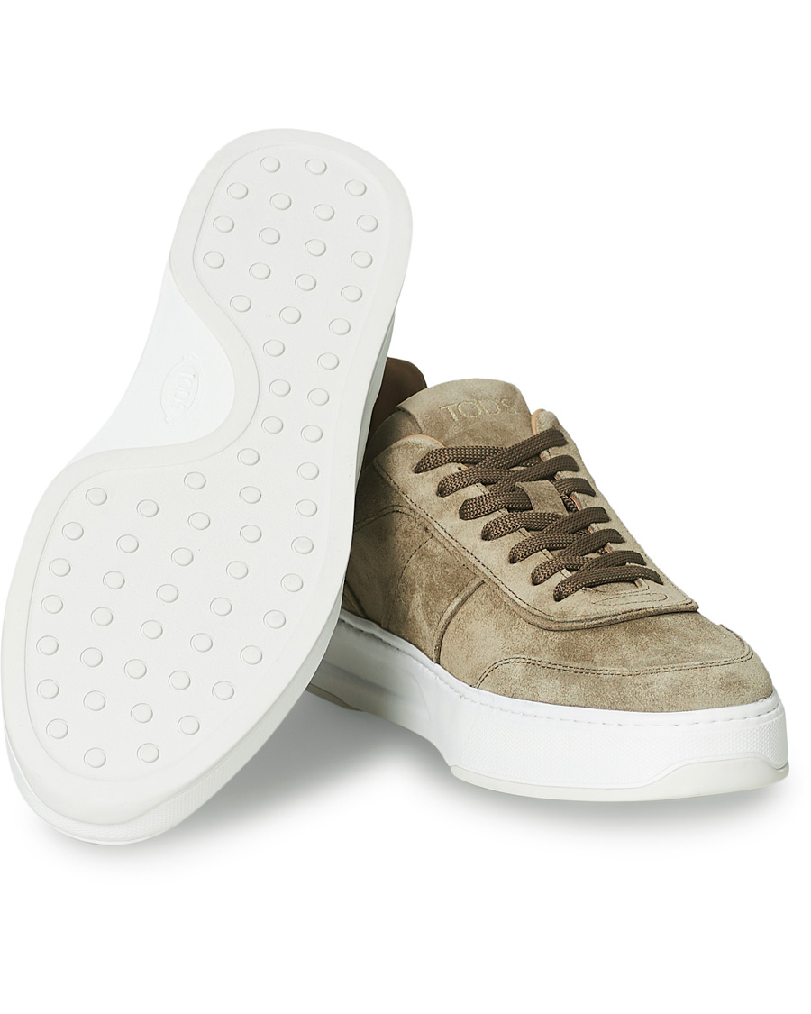 Homme | Tod's Cassetta Alta Sneaker Taupe Suede | Tod's | Cassetta Alta Sneaker Taupe Suede