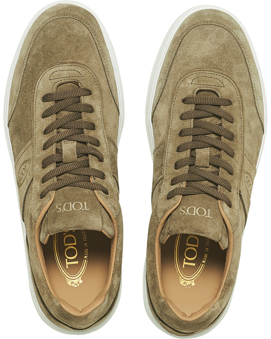 Homme | Tod's Cassetta Alta Sneaker Taupe Suede | Tod's | Cassetta Alta Sneaker Taupe Suede