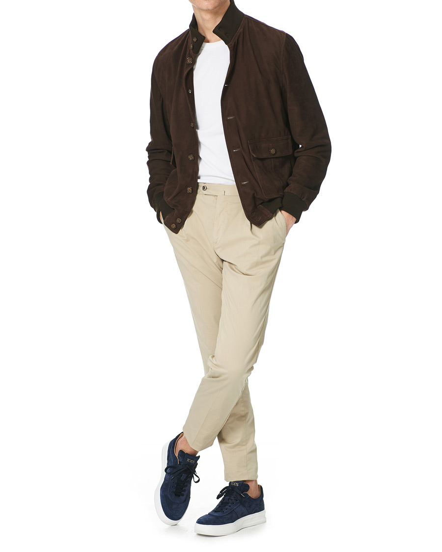 Homme | Tod's Cassetta Alta Sneaker Navy Suede | Tod's | Cassetta Alta Sneaker Navy Suede