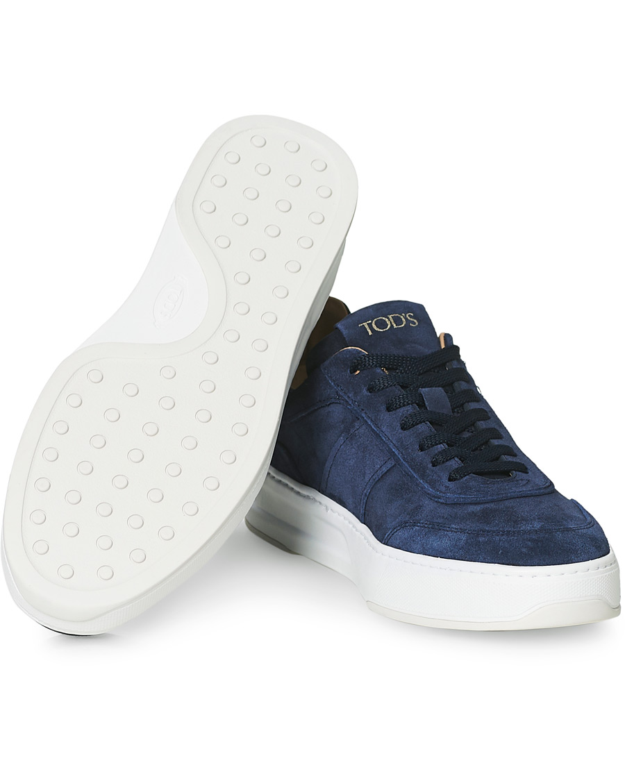 Homme | Tod's Cassetta Alta Sneaker Navy Suede | Tod's | Cassetta Alta Sneaker Navy Suede
