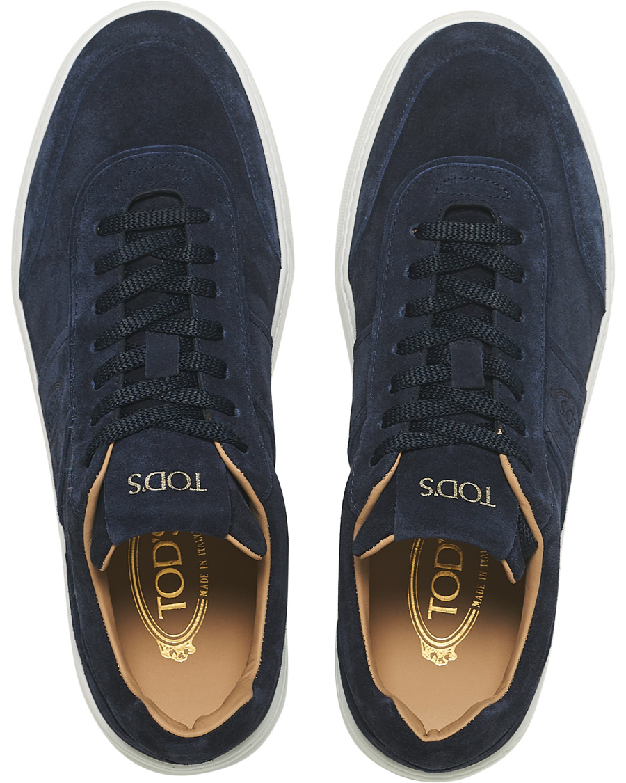 Homme | Tod's Cassetta Alta Sneaker Navy Suede | Tod's | Cassetta Alta Sneaker Navy Suede