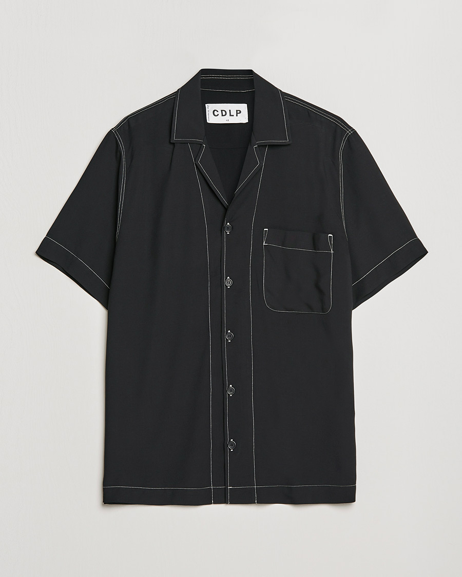 Homme | Chemises | CDLP | Short Sleeve Pool Shirt Black