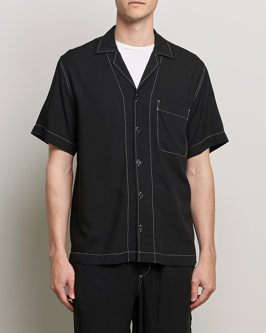 Homme | Chemises | CDLP | Short Sleeve Pool Shirt Black
