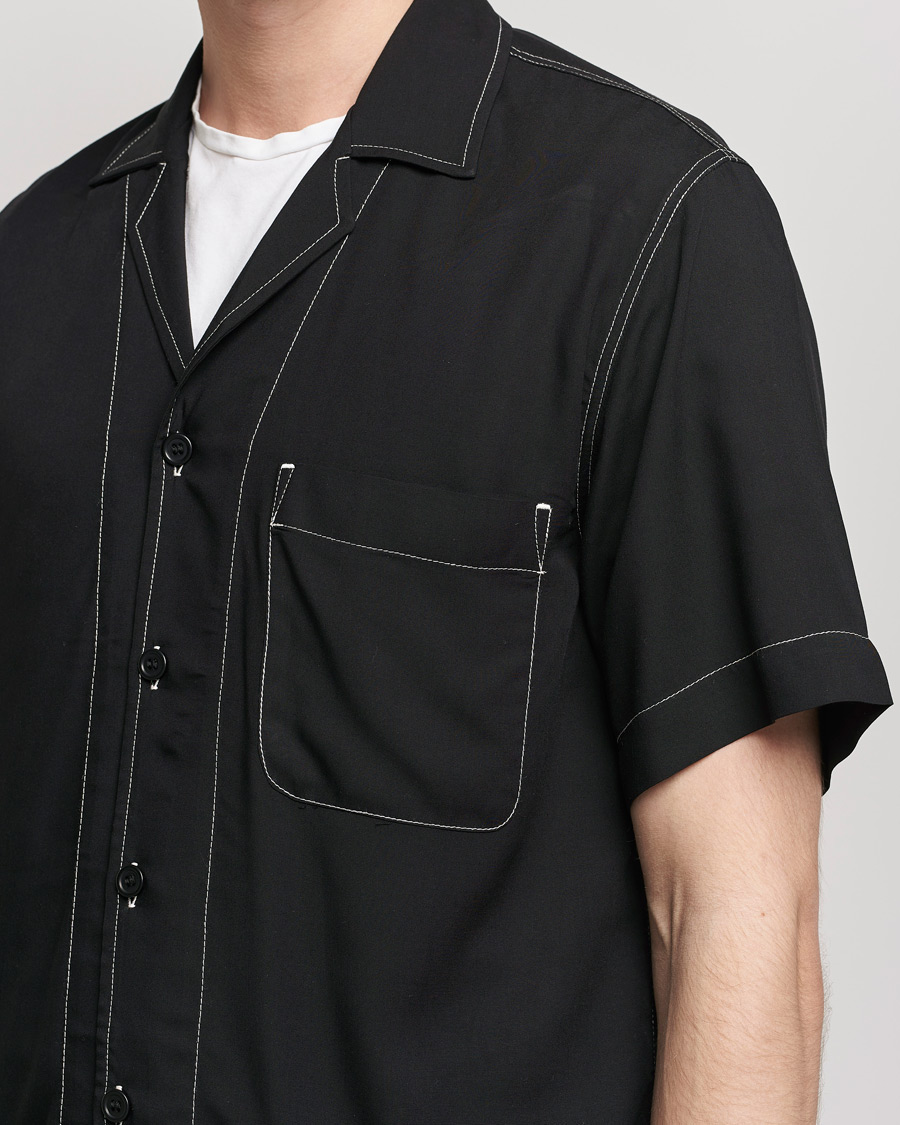 Homme | Chemises | CDLP | Short Sleeve Pool Shirt Black