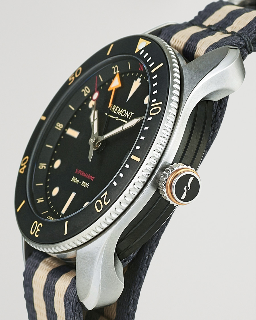 Homme | Bremont S302 Supermarine GMT Nato 40mm Black Dial | Bremont | S302 Supermarine GMT Nato 40mm Black Dial