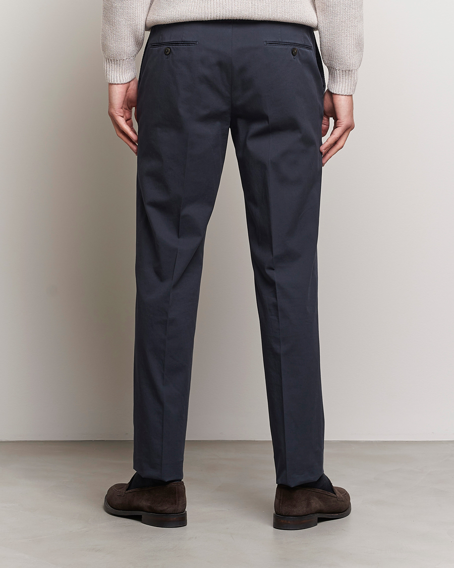 Homme | Pantalons | Incotex | Regular Fit Comfort Chinos Navy