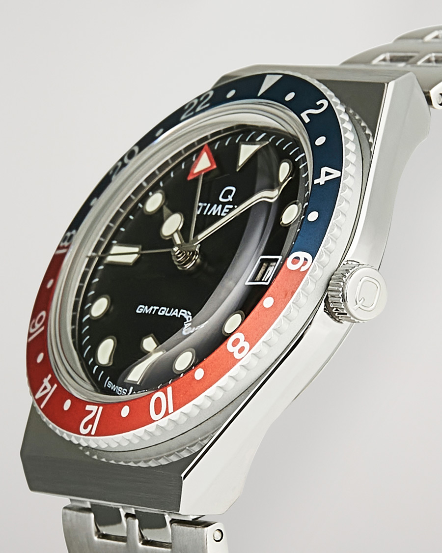 Homme | Timex Q Diver GMT 38mm Navy/Red | Timex | Q Diver GMT 38mm Navy/Red