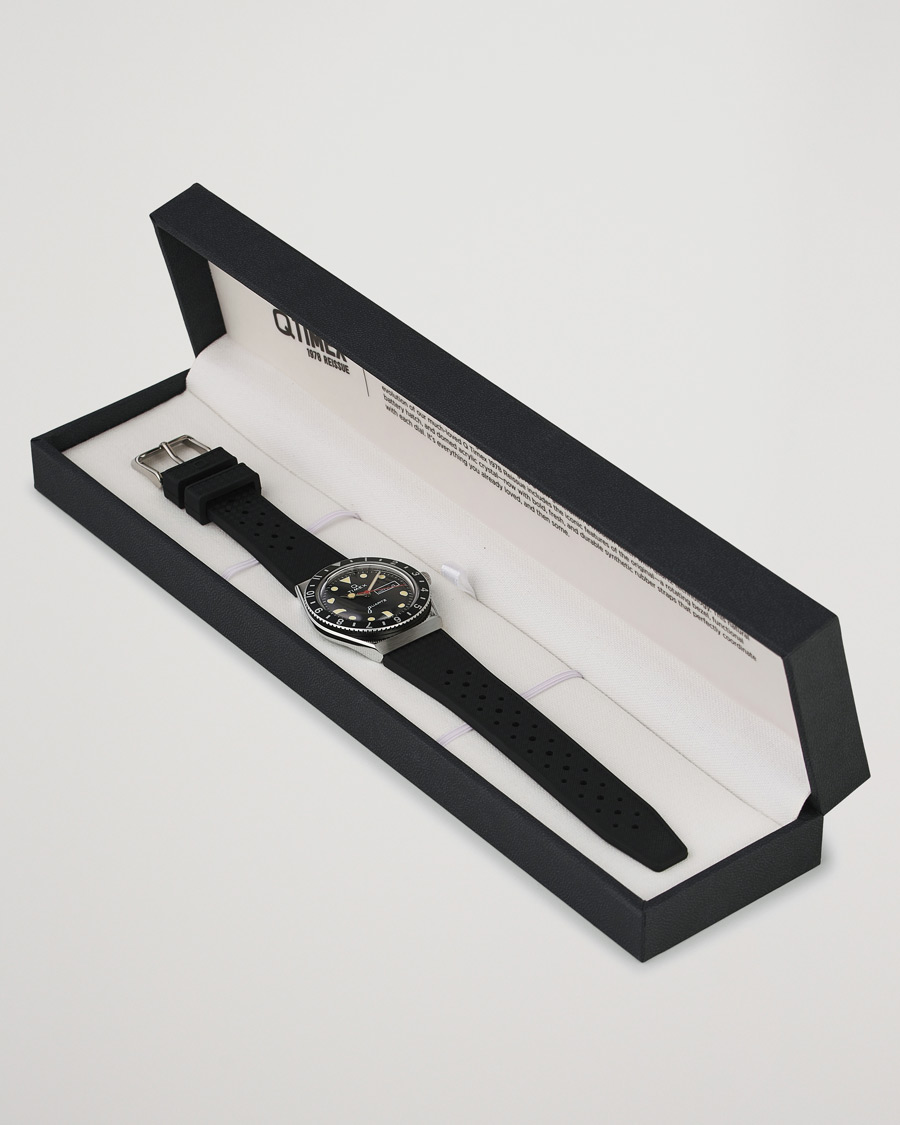 Homme | Timex Q Diver 38mm Rubber Strap Black | Timex | Q Diver 38mm Rubber Strap Black