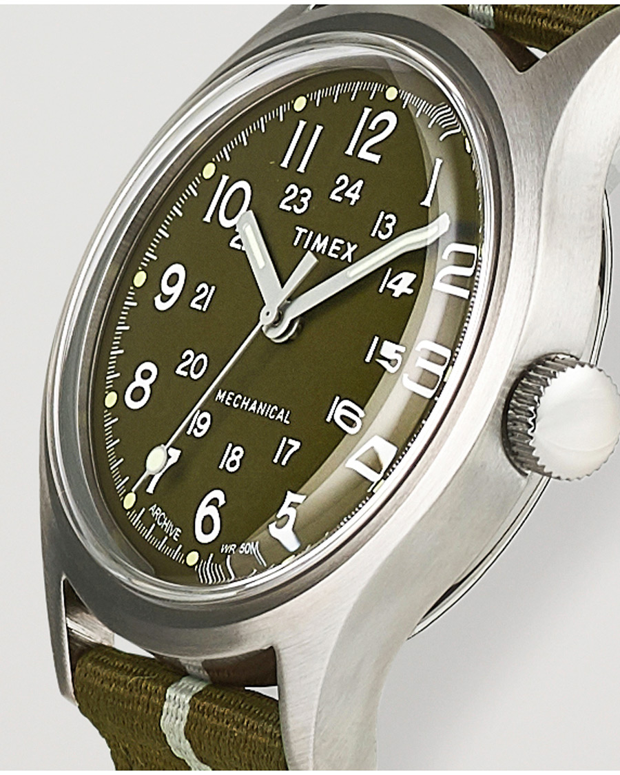 Homme | Timex MK1 Mechanical Watch 36mm Green | Timex | MK1 Mechanical Watch 36mm Green