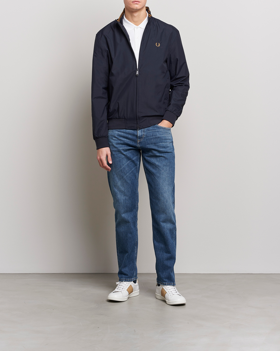 Homme | Manteaux Et Vestes | Fred Perry | Brentham Jacket Navy
