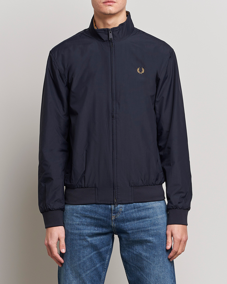 Homme | Vestes Casual | Fred Perry | Brentham Jacket Navy