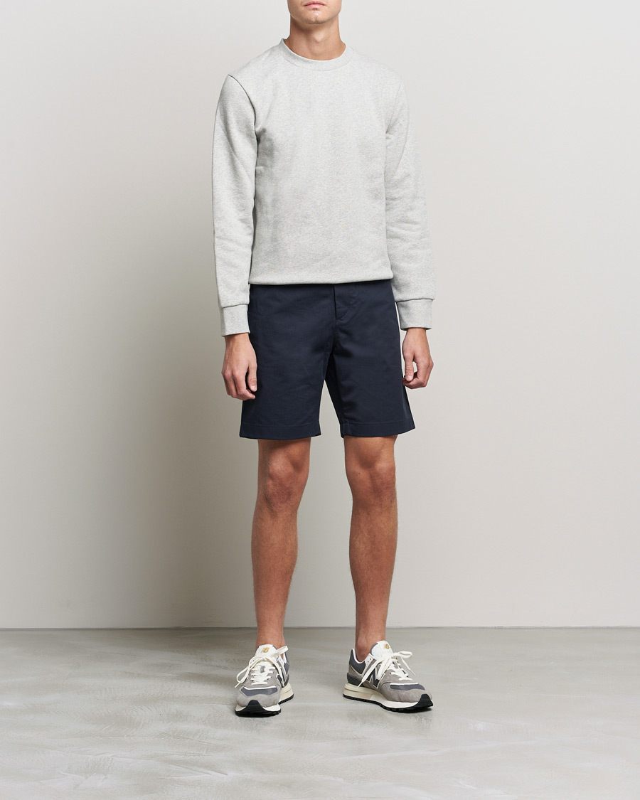 Homme | Shorts | Filippa K | Flynn Cotton Shorts Navy