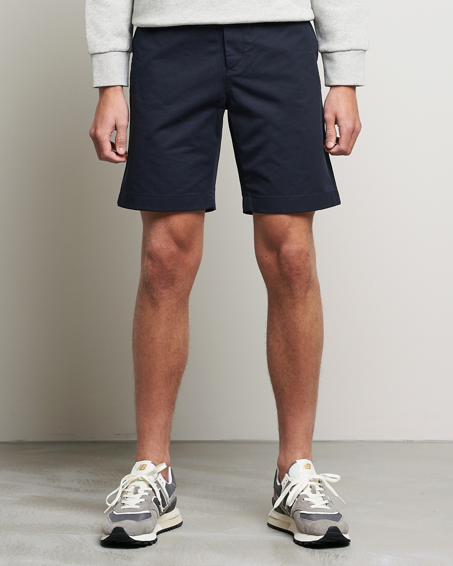 Homme | Shorts | Filippa K | Flynn Cotton Shorts Navy