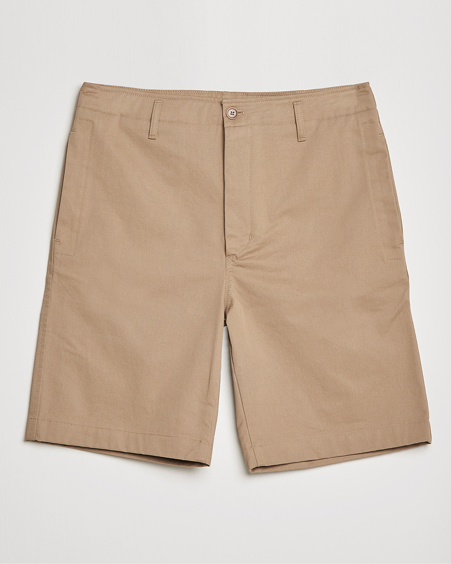 Homme | Shorts | Filippa K | Flynn Cotton Shorts Dark Khaki