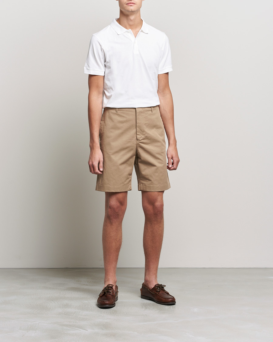 Homme | Shorts | Filippa K | Flynn Cotton Shorts Dark Khaki