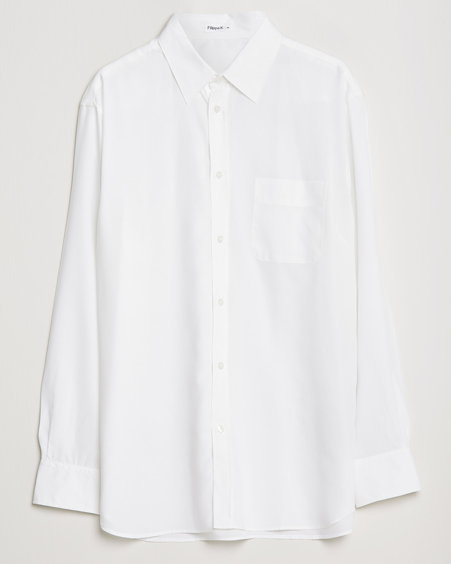Homme | Chemises | Filippa K | Noel Tencel Shirt White