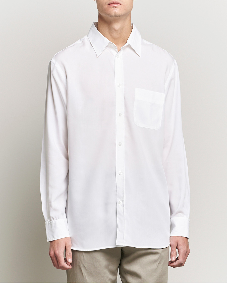 Homme | Chemises | Filippa K | Noel Tencel Shirt White