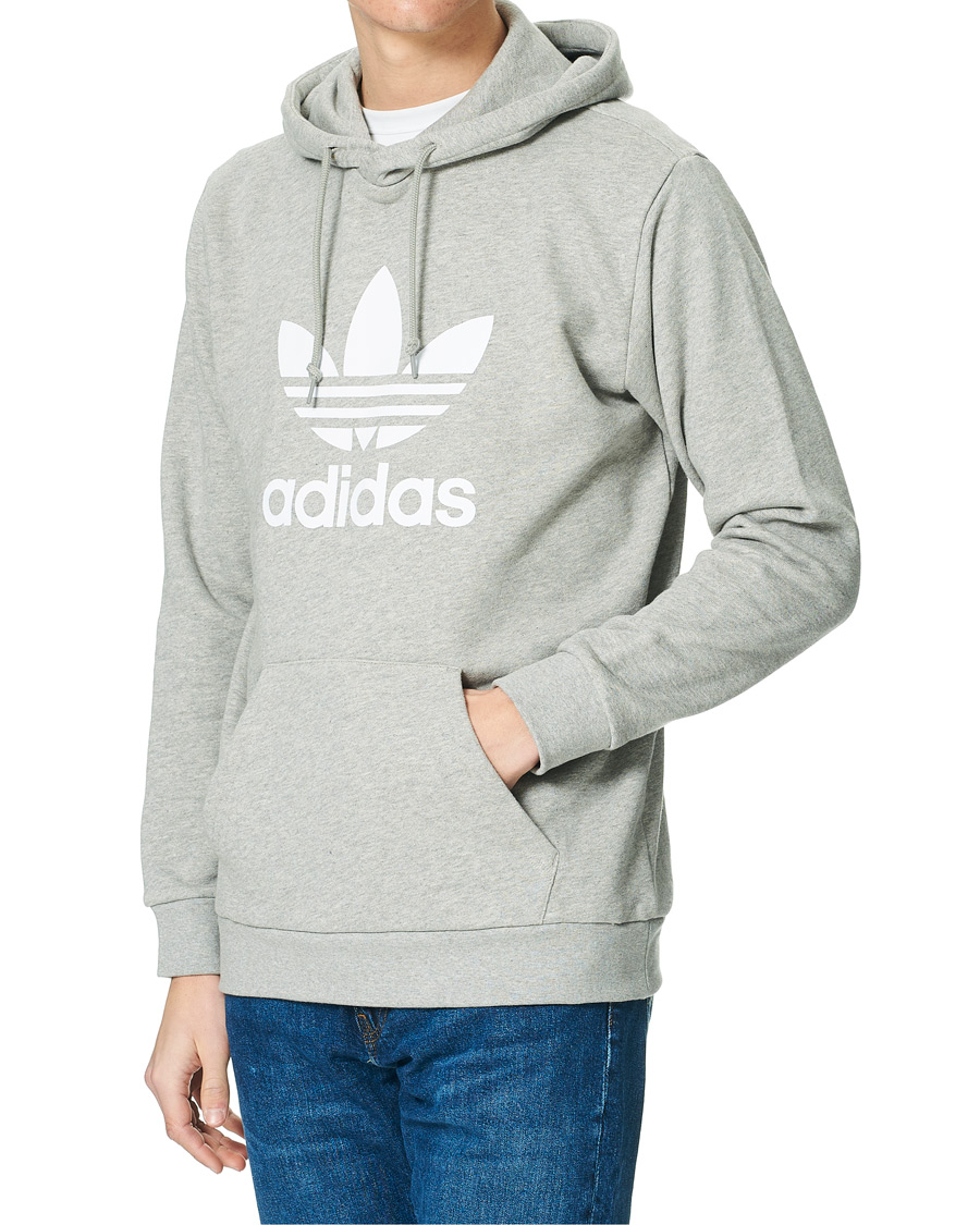 Homme | Pulls Et Tricots | adidas Originals | Trefoil Hoodie Grey Melange