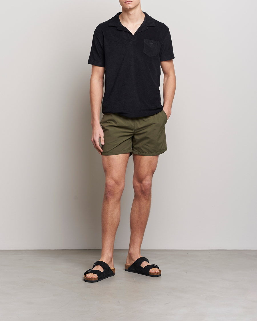 Homme | Ripa Ripa Plain Swimshorts Olive | Ripa Ripa | Plain Swimshorts Olive