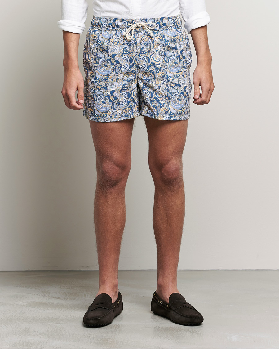 Homme | Maillots De Bain | Ripa Ripa | Printed Swimshorts Blue/Light Blue