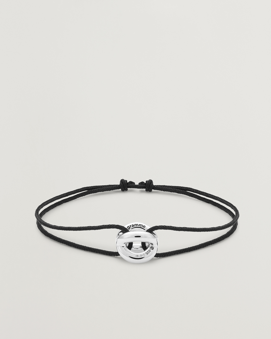 Homme | LE GRAMME Entrelacs Cord Bracelet Sterling Silver 3g | LE GRAMME | Entrelacs Cord Bracelet Sterling Silver 3g