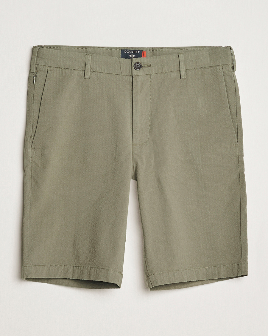 Homme | Shorts | Dockers | Cotton Stretch Seersucker Chino Shorts Camo