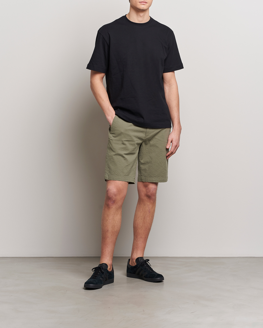 Homme | Shorts | Dockers | Cotton Stretch Seersucker Chino Shorts Camo