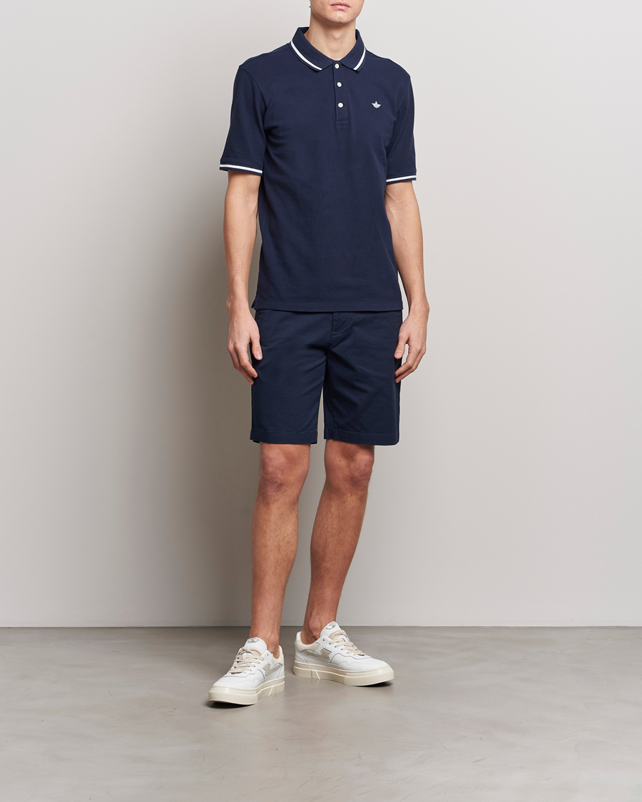 Homme | Shorts | Dockers | Cotton Stretch Twill Chino Shorts Navy Blazer