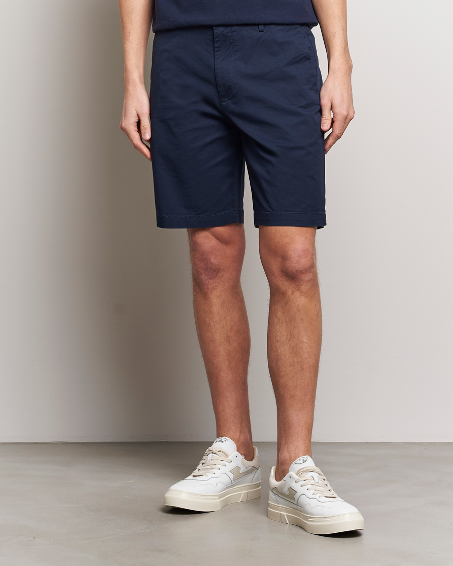 Homme | Shorts | Dockers | Cotton Stretch Twill Chino Shorts Navy Blazer